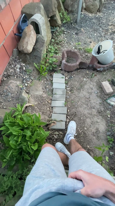 Risky! I Play on the Street with My Dick