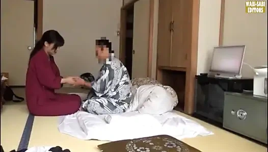 Özel bir oda seansında yakalanan bir kaplıca görevlisinin saatler sonra baştan çıkarılması -sahne.5