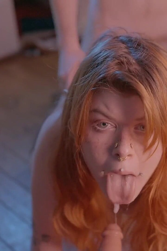 Redhead Sex Slave, He Does What He Wants!