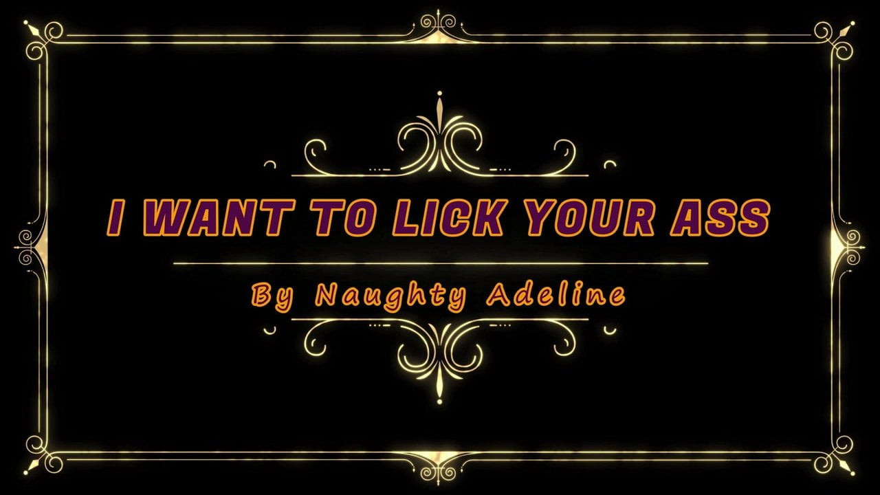 TRAILER: I want to lick your ass