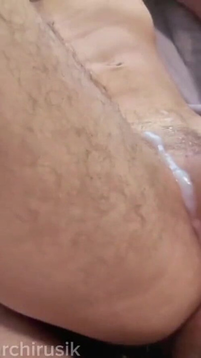Hentai femboy anal sex without a condom, with sperm, squirting, pre-cum, sperm. | Clip 1