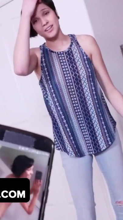Emotional moment from "DadCrush - WRONG NUMBER! Horny Stepdaughter Sends Her Stepdad Nudies By Mistake And Makes Him Cum"