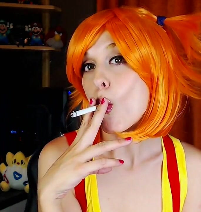 Misty Pokemon Sexy Smoking