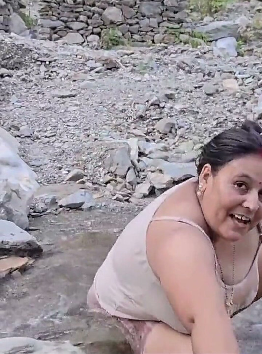 Mountain Camping Sex in Tent Cum Inside Pusssy