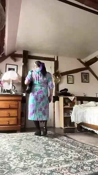 In Sunday dress