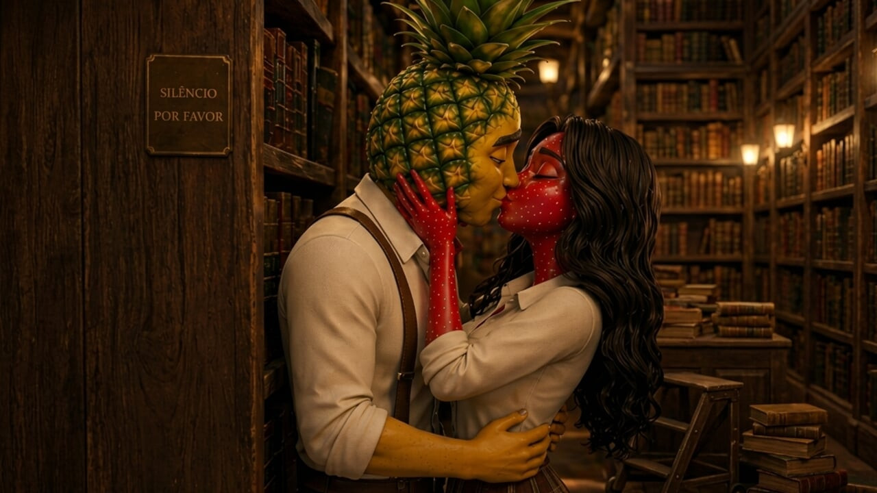Secret Library Romance - AI Hentai ASMR