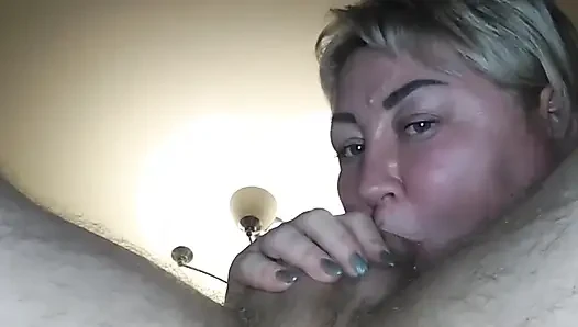 Branded blowjob from step mother-in-law and cum shot 5