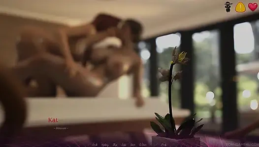 Sinnliche massage eskaliert in leidenschaftliches lesbisches squirting - das büro - teil 7 - beschädigte coda - von porno-game 4u