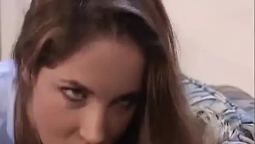 German Babe Got Double Penetrated in Her Tight Holes