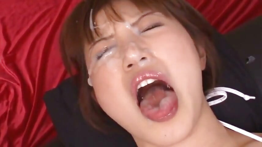 Pure Lady Mio's First Bukkake - an Elegant Beauty Drenched in an Unforgettable White Shower - 4