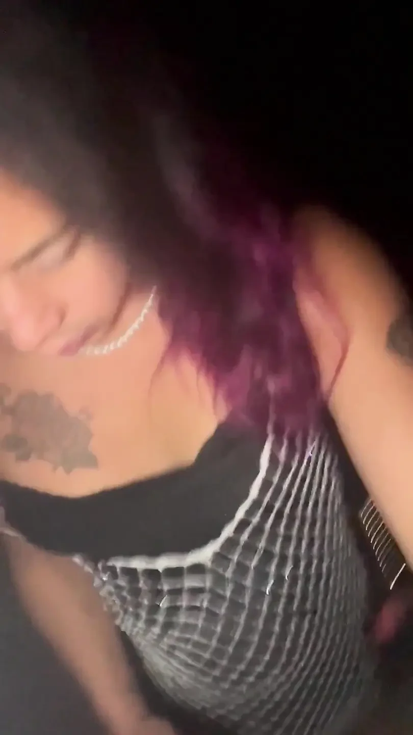 Horny Tranny on Night Walk