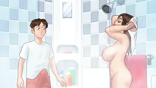 Mommy Offering Her Treats To Her Tenant When They're Alone - Summertime Saga