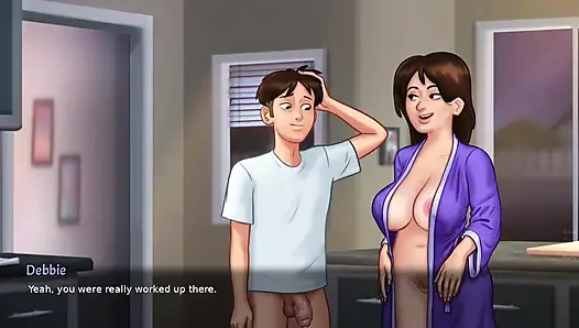 BEST SCENES WITH STEPMOTHER DEBBIE IN SUMMERTIME SAGA +18 HD