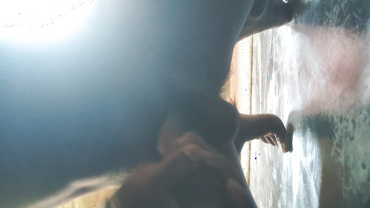 Indian homemade gay boy solo performance masturbation with big black monster cock