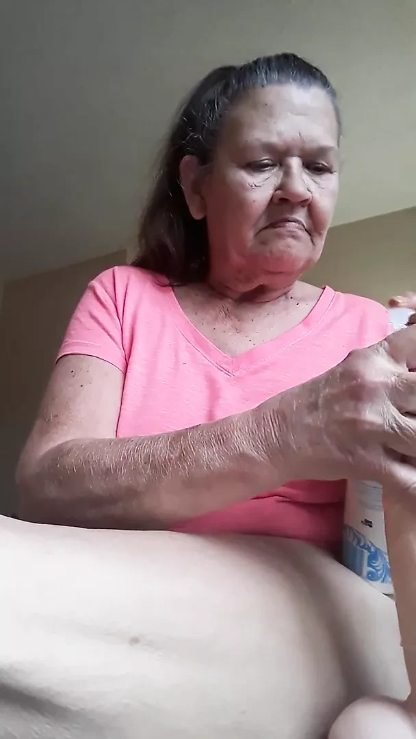 Granny fucking her ass