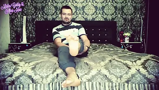 B-mailing trap for pathetic bisexual foot bitch from Alpha Couple!
