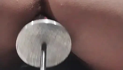 POV View of Behind My Fucking Machine Stretching My Pussy