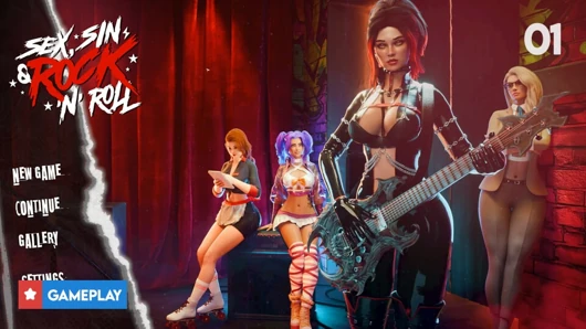Sex, Sin & Rock'n'Roll Gameplay Part 1 – Van Crash, Motel Stop & A Strange New Beginning