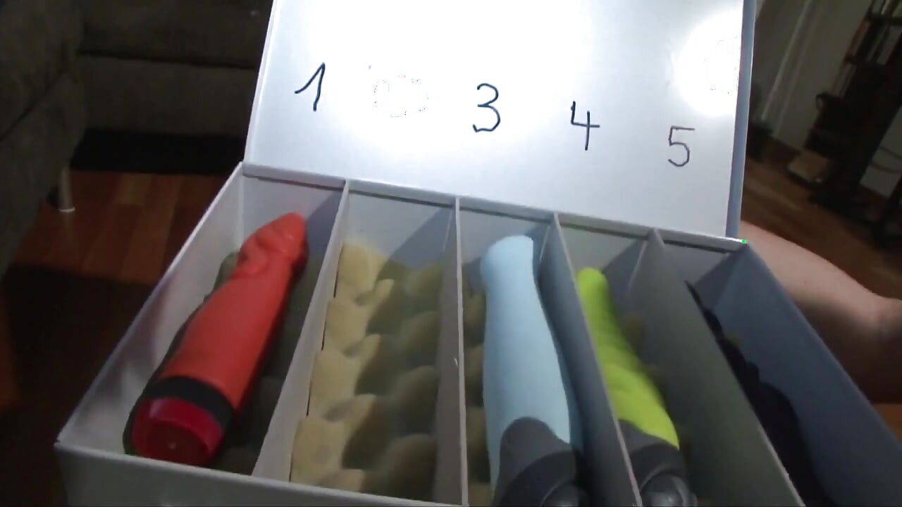 Solo Blonde German Housewife with Big Boobs Uses Toys and Fists Herself