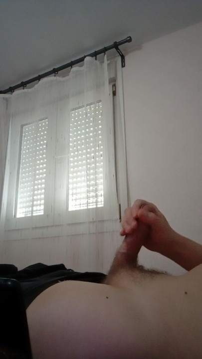 Horny Wank After Wearing Panties To Work All Day #12
