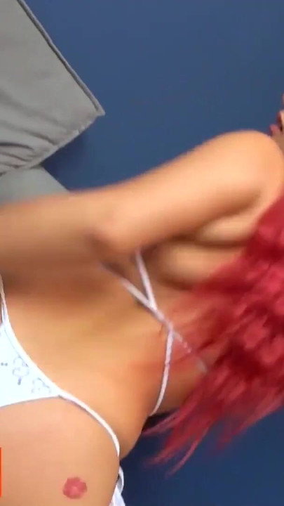 Stunning moment from "Redhead Latina Teen Fucked ROUGH At First Time Amateur Couch Casting"