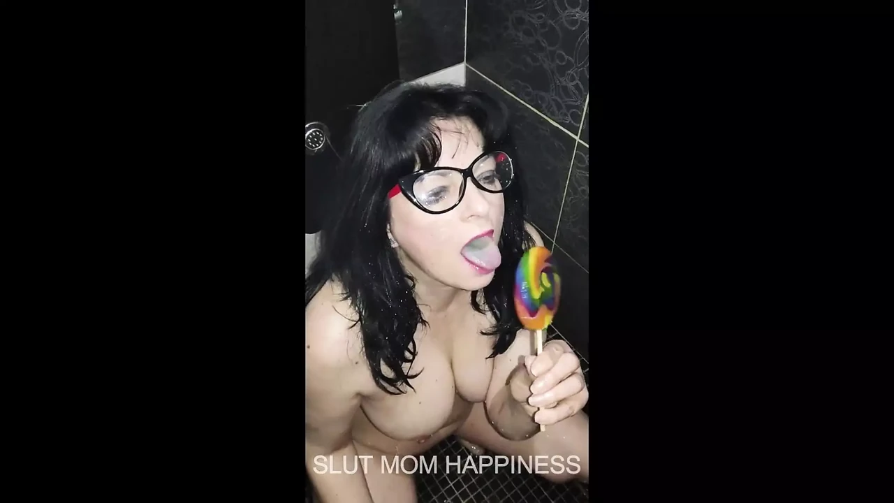 Golden shower lollipop