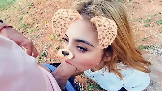 Blonde Latina Sucking Cock