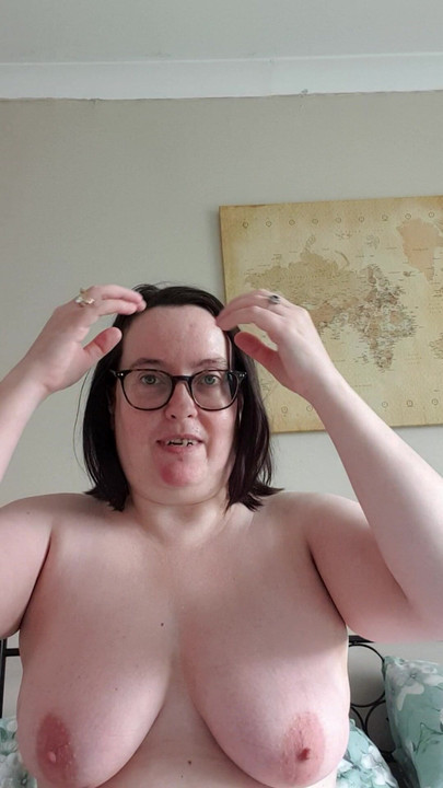 breast on show to say hello