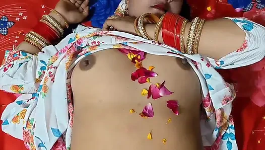 Schönes indisches indisches süßes mädchen von ihrem schwager und mit hindi-audio gefickt