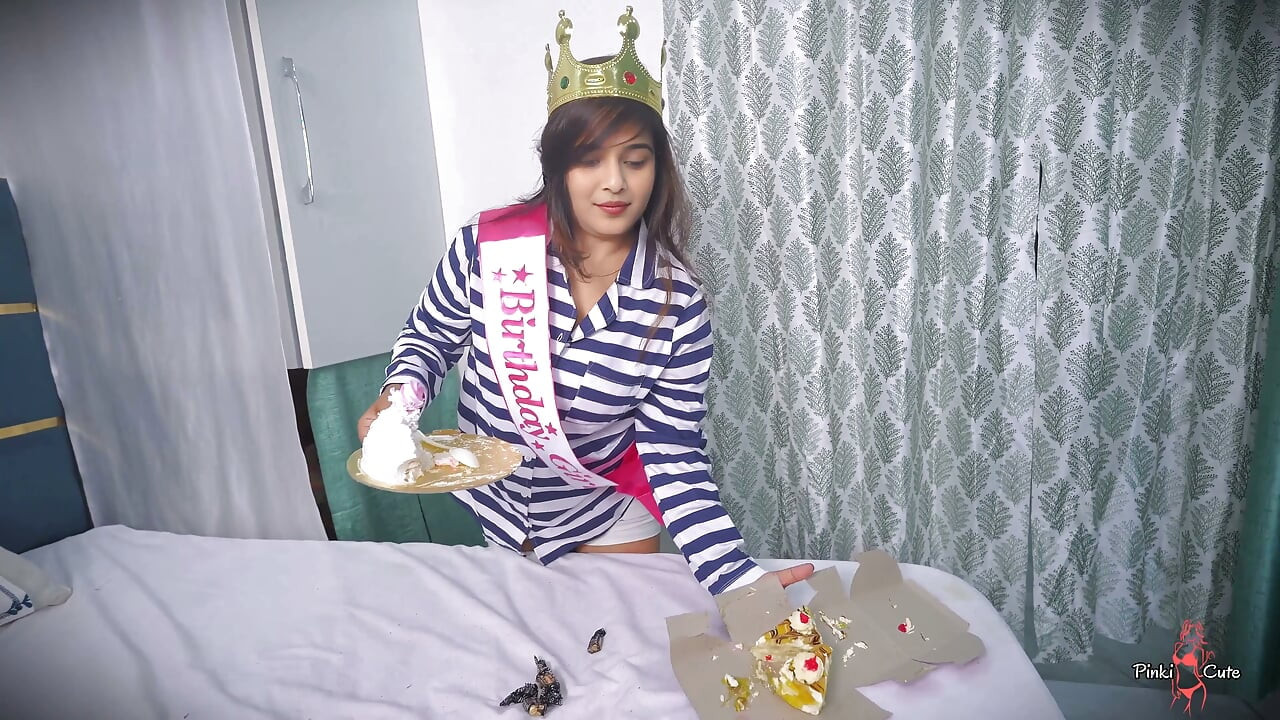 Birthday Sex- Teen Stepsister Gets Her Pussy Fucked After Surprise Gift by Stepbro.
