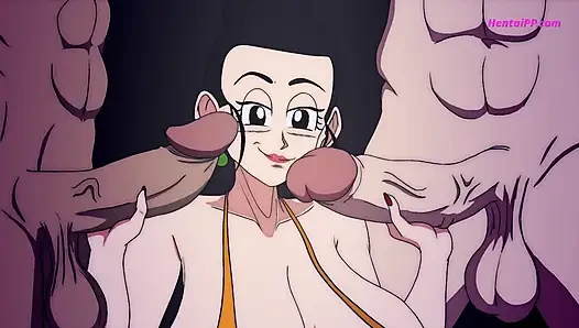 Chi-Chi Took Three Cocks – in Her Mouth, in Her Pussy, in Her Ass. All at Once ( Cartoon )