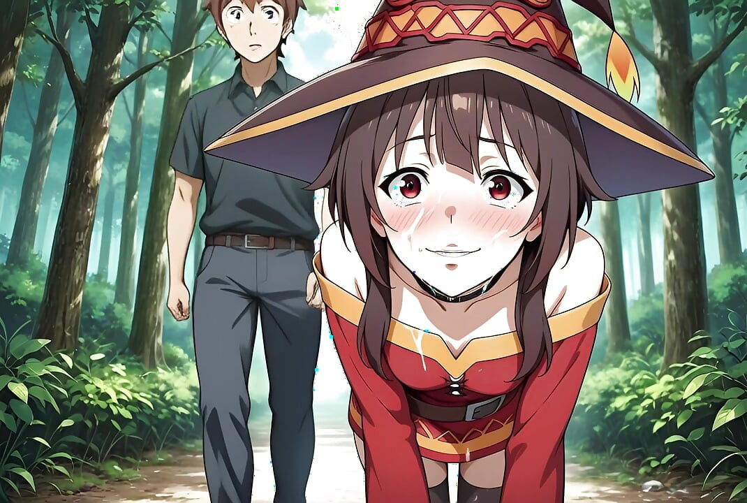 Forest Sex Walk Megumin and Kazuma in Ai Adaptation Konosuba