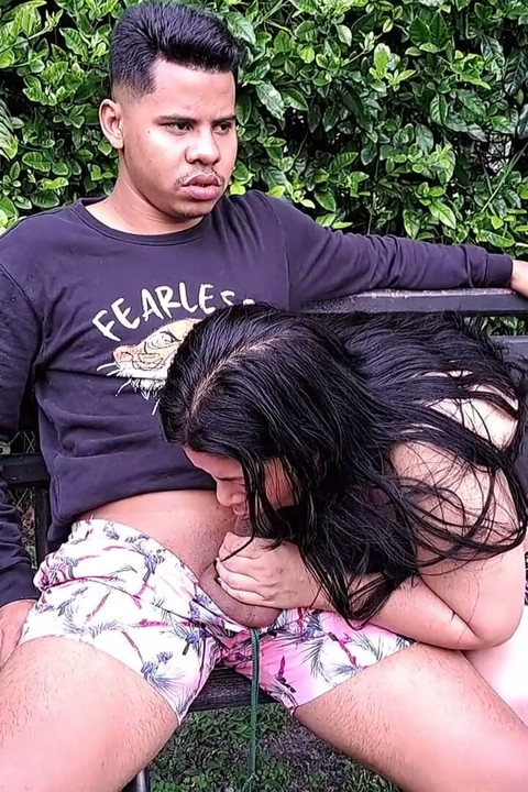 Mature Big Ass Rides My Cock in the Park