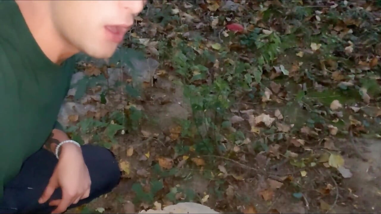 Spitting Ugly Cruisers Cum and Jerk off on His Disgusting Boys Juice