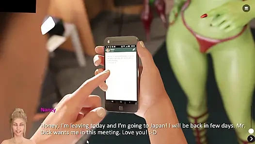 Stiefmutter sendet schwanzlutschendes Video an stiefsohn - the Spellbook Netorare # 5 Gameplay