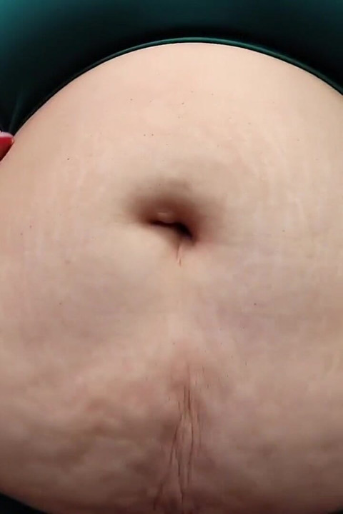 Distracted by Step-mommy's Belly