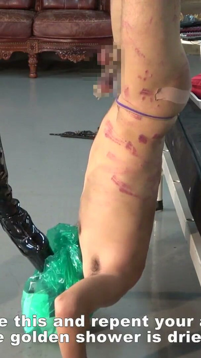 Japanese femdom dominates a slave using his face as a chair | Clip 1