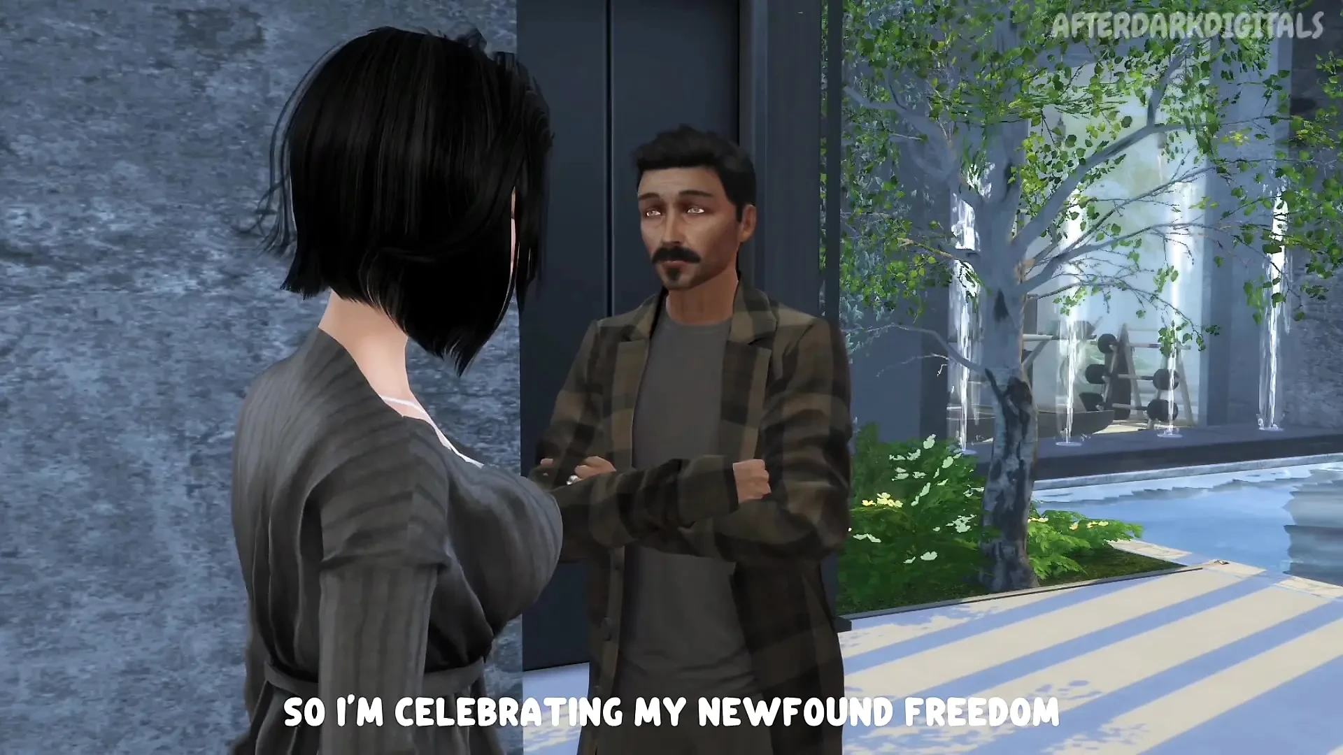 Vivienne Offers a Different Kind of Rent (Sims 4 Animation)