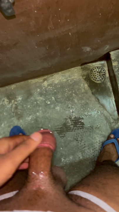 Masturbation with my beautiful pierced and cut cock | Clip 1