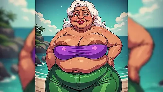 Ai si cewek semok india super semok lagi asik di pantai
