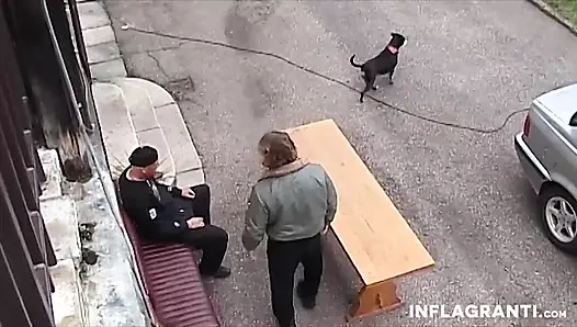 Düzgün vücutlu amatör bebek açık havada sikiliyor