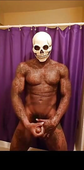BBC Worship Hallelujah Johnson (Ghost Rider Johnny Blaze) Tall Dark Chocolate Muscles Tattoos Hairy BBC Hallelujah