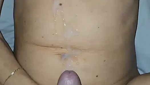 Sperma-explosionen in meiner amateur-milf-muschi und ins gesicht