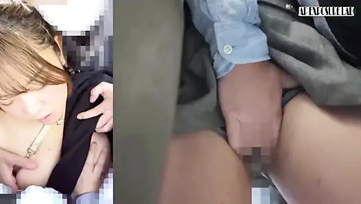 Busty Sash Strap Outfit, Tit Squeeze and Panty Slide Tease. Fingering Makes Her Scream, Special Edition!