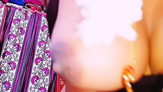 Indian Bhabi with Husband's Small Stepbrother Fucking Telugu Dirty Talks.