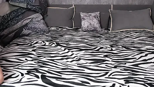 Wife Is Cheating on You. Sex with Lover on a Family Bed