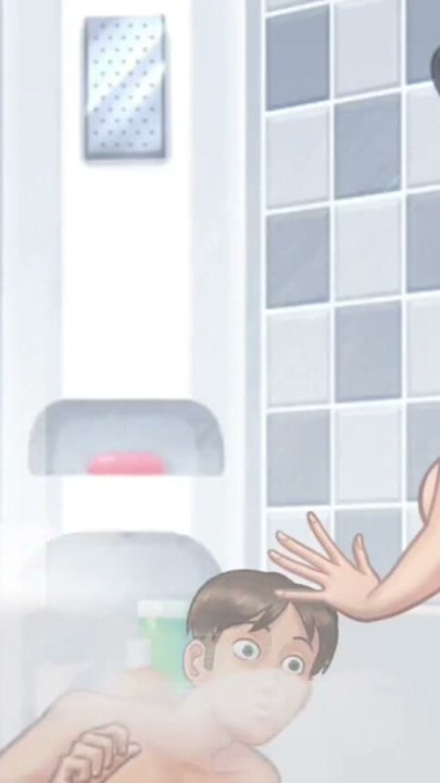 Anon이 샤워에서 Debbie의 항문을 빨고 큰 가슴을 주물러 - Summertime Saga 게임플레이 파트 3 | 클립 1