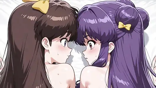 Ukyo,Shampoo,and Ranma (FFM)