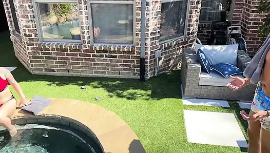 Alternative MILF Gets Fucked in Pool by BBC