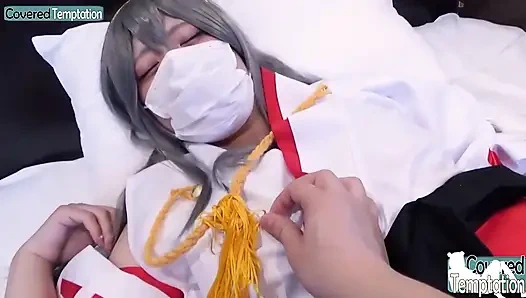 Сырая награда с кримпаем за глубокий минет, жесткий порочный удары, глубокая кульминация